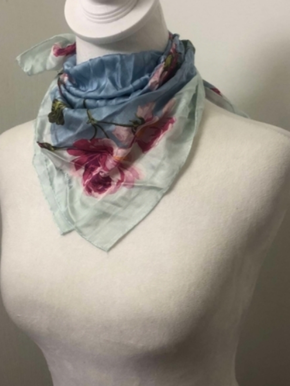 Yumi Katsura Floral Handkerchief Scarf OS